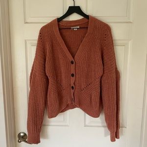 Dusty Rose Cropped Sweater